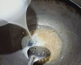 A picture of step 2 of Mushroom Stroganoff with hurb rice.