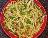 A picture of step 6 of Veg schezwan noodles || वेज शेजवान नूडल्स.