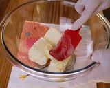 A picture of step 4 of No-Bake Strawberry Cheesecake.