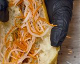 Hình bước làm 6 của món Bánh Mì Bò Nướng Sả
