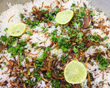A picture of step 18 of Veal Biryani (Bachia ke gosht ki biryani).