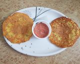 A picture of step 5 of Moong daal paratha.
