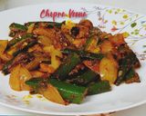 भिंडी मसाला (bhindi masala recipe in Hindi) रेसिपी चरण 4 फोटो