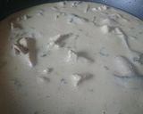 Tejszínes - mustáros csirkeragu, gombával recept fázis 7 fotója
