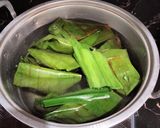 Foto langkah ke 3 dari resep Lupis ketan metode "Aron".