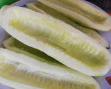 Foto del paso 3 de la receta: Pepinos rellenos de guacamole 🥑