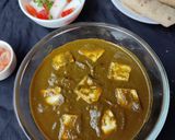 A picture of step 5 of Dhaba Style Palak Paneer.
