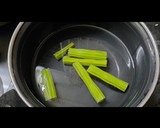 A picture of step 1 of Drumstick curd curry.
