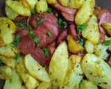 Foto do passo 3 de Linguiça com Batata na Airfryer