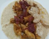 A picture of step 9 of Pork Tacos with Onion Jam.