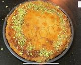 A picture of step 7 of Arabic Kunafeh.