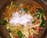 A picture of step 1 of Kachchi haldi MixPickle.