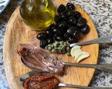 Une image de l'étape 1 de 🐝🫒Tapenade olives noires 🧆🍃🥄ma recette🌽 provençale 🥙🧄.