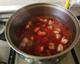 Foto del paso 8 de la receta: Jueves sopa de remolacha con carne