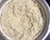 A picture of step 1 of Kaju katli.