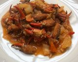Foto langkah ke 7 dari resep Capit Kepiting Pedas (simple).