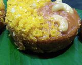 A picture of step 1 of Coconut cornflakes steamed cake.