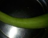 A picture of step 1 of Kaddu(Lauki) ki kheer.