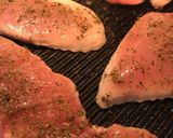 Foto del paso 4 de la receta: Pollo grillé con bastones de calabaza