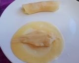 Foto langkah ke 7 dari resep Roll Pancake isi Custard/Vla.