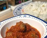 صورة لخطوة 4 من وصفة كرات اللحم مع الرز بالخضار 🍛