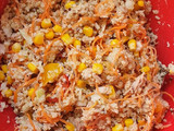 Filete de merluza y ensalada de quinoa