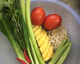 Hình bước làm 1 của món Canh chua cá basa