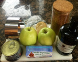Foto del paso 1 de la receta: Milhojas de manzana, queso y foie