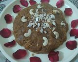 A picture of step 2 of Moong dal Halwa.