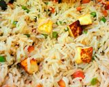A picture of step 4 of Veg Fried Rice.