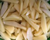 A picture of step 1 of Masala potatoes|Fries.