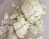 A picture of step 2 of Cheese and Onion Mash.