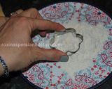 A picture of step 4 of Almond Biscuit   بیسکویت بادامی.