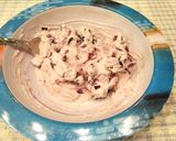 Φωτογραφία βήματος 1 της συνταγής Cherry cream cheese breakfast 🍒🥯