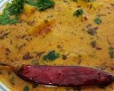 A picture of step 5 of Dahi Aloo.