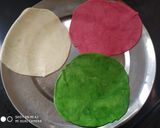 A picture of step 4 of Colourful Mat Ghujiya.