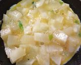 Foto del paso 1 de la receta: Tortilla de mandioca con copete de berenjenas en escabeche