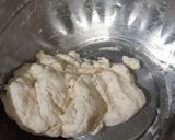 A picture of step 1 of Challah bread.