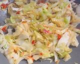 A picture of step 3 of Veggie fried rice #2.