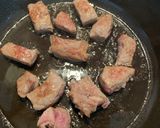 A picture of step 3 of Boeuf Bourguignon.