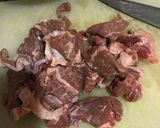 Foto del paso 2 de la receta: Fideos rápidos con carne a la mostaza!