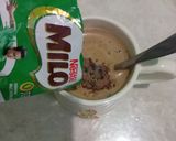 Foto langkah ke 3 dari resep Hot Milo Latte.