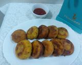 A picture of step 4 of Chicken stuff potato cutlets.