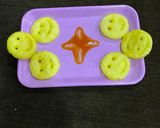 A picture of step 1 of Potato smileys.