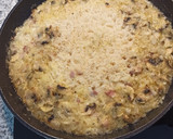 Foto del paso 5 de la receta: Risotto al limón 🍋 con champiñones y bacon 🍴