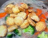 Foto langkah ke 9 dari resep Sapo Tahu Udang.