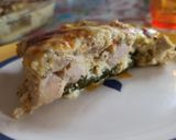 Une image de l'étape 6 de Quiche de courgettes & poulet.