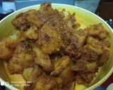 A picture of step 6 of Cauliflower Danthal and Aloo.