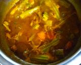 A picture of step 2 of Drumstick Curry.