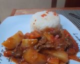 Foto del paso 4 de la receta: Estofado de carne con arroz